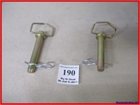 NEW - TWO LARGE HITCH PINS