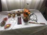 Collection of fall/Thanksgiving decor