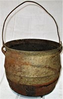 9" Tall Footed Cast Iron Cauldron #8