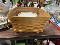 2 longaberger baskets. Large one has damage