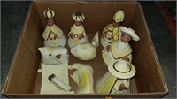 Handmade nativity scene