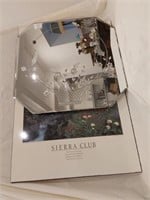 A Sierra Poster and Etched Glass Mirror