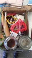 Box cookie cutters and kitchen items