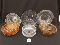 A Collection of Glass Serving Vessels