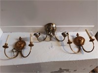Three Electrified Wall Sconces