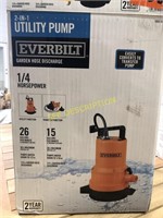 Everbilt 2-in-1 Utility Pump 1/4 HP