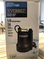 Everbilt 1/6 HP submersible utility pump
