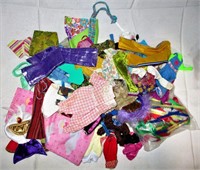 Mixed Lot of Doll and Barbie Clothes