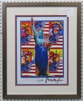 Statue Of Liberty 5 Liberties Giclee By Peter Max