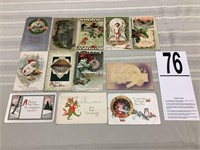ANTIQUE NEW YEARS POSTCARDS