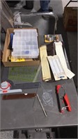 Misc lot w/ measuring tools