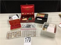 ASSORTED UNRESEARCHED COSTUME JEWELRY