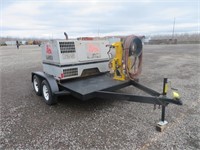 (DMV) 1975 Portable Sand Blaster on Trailer