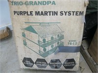 Purple Martin House in Box with Pole