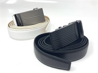 Two new men's ratcheting belts by Bulliant- this