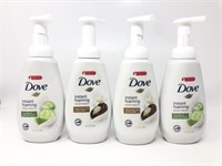 Lot of Dove Instant Foaming Body Wash, Cucumber