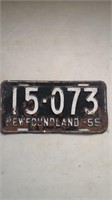 1955 NF license plate