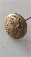 Newfoundland button converted to hatpin (?)