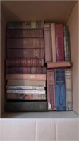 1 box of old books 
Shakespeare, Tennyson etc