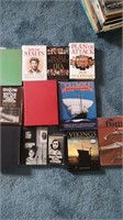 12 assorted books. History, War, etc