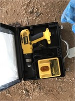 DEWALT DRILL AND CHARGER