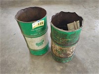 Grease Cans-Lot Of Two(2)
