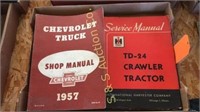 57 chevy truck manual & IH TD 24 manual