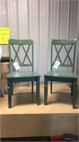 2 cnt of Kitchen Chairs Solid Wood