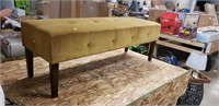 Decorative Padded Bench (App 4.5ft long)