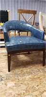 Blue Padded Chair (Seat app 2ft)