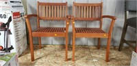 2 ct. - Matching Wood Chairs (app 2ft)