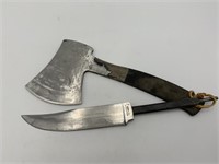 Hatchet and Knife Blade, Threaded Tang