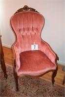 Pink Victorian Chair (23"x40")