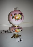 Hand Painted Lamp (21" tall)