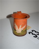 Painted Metal Pitcher stamped US Kreamer 1941 (4"