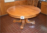 Oak Table with Leaf (54"x30")