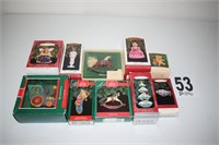 (10) Hallmark Ornaments in Boxes