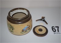 Pottery Biscuit Jar