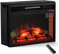 No Remote, In-Flames 23 Inch in-Wall Fireplace