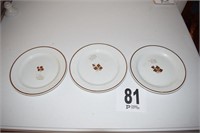 (3) Alred Meakin Tea Leaf Plates