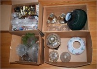 Misc. Lamp Parts Lot (4 boxes)
