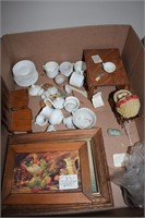 Misc. Doll Box Lot with Frames