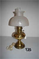 Electric Converted Table Lamp - 22" Tall