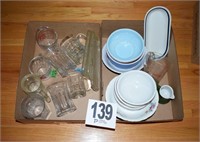 Misc. Dishes Box Lot (2 Boxes)