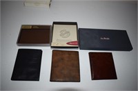 (5) Men's Leather Wallets