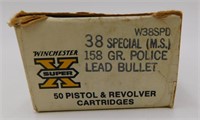 38 Special Police Bullet 50 Rounds