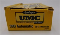 .380 Auto Remington UMC 50 Rounds