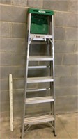 6ft Werner Metal Folding Ladder