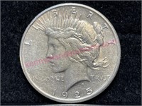 1925-S Peace silver dollar