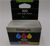 3 Printer Cartridge Lexmark 100 Colors